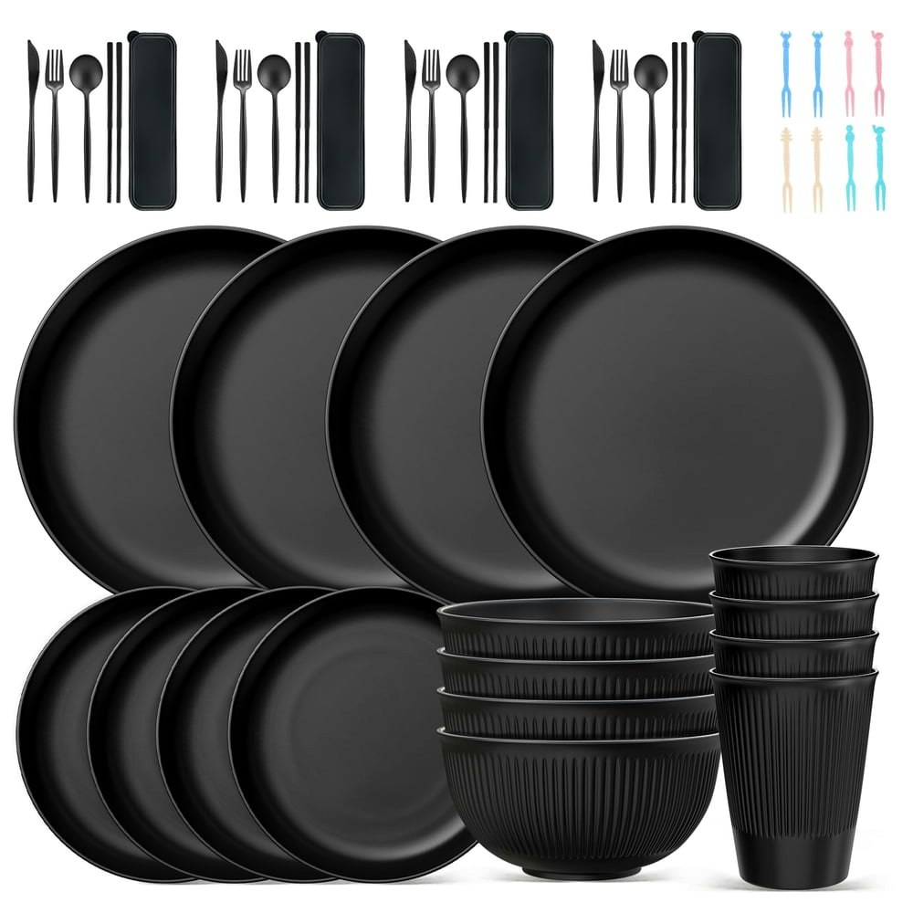 Tinana Wheat Straw Dinnerware Set 48-Piece: $22.99 Tinana Wheat Straw Dinnerware Set 48-Piece: $22.99
