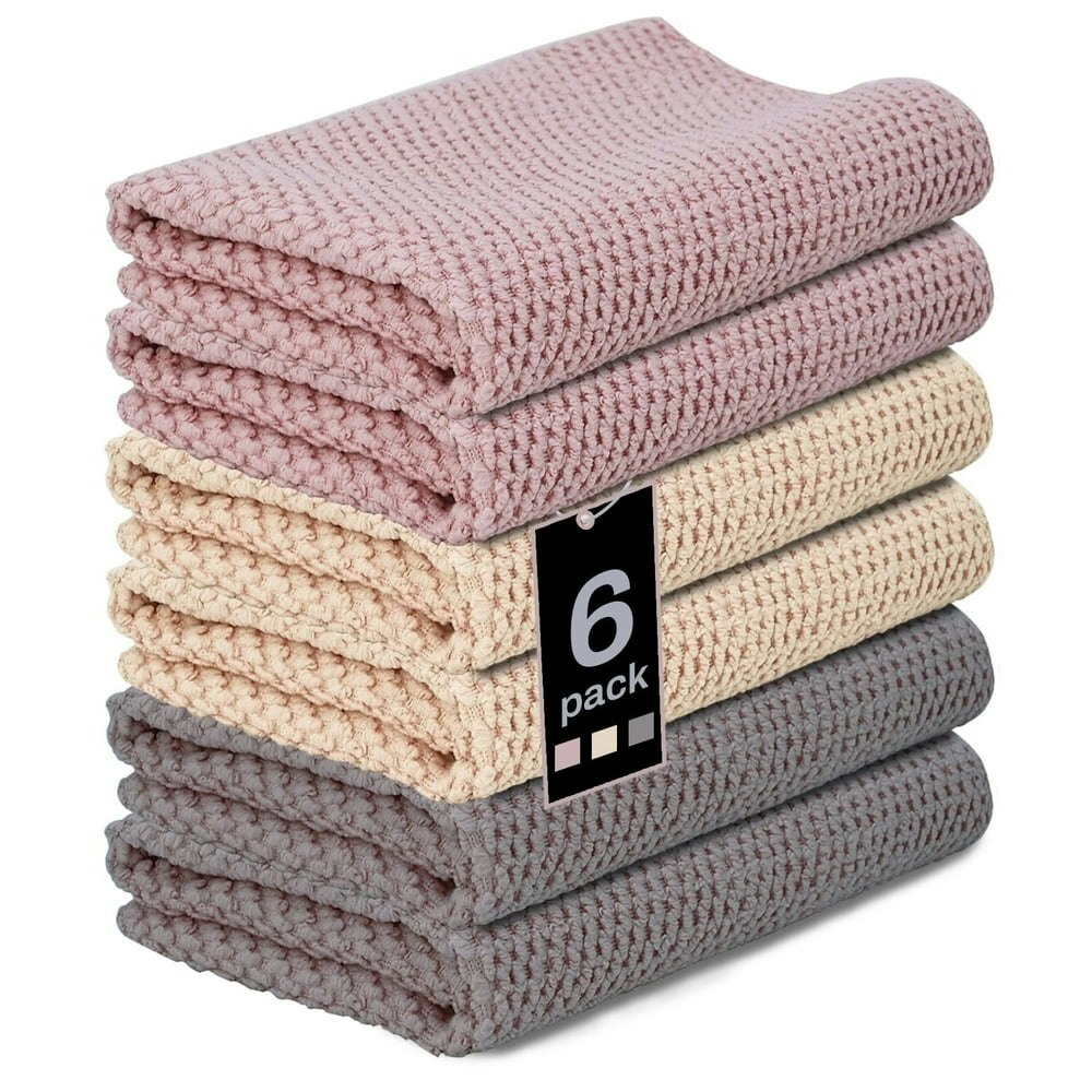 Soulgenix Cotton Dishcloth 6-Pack: $9.99