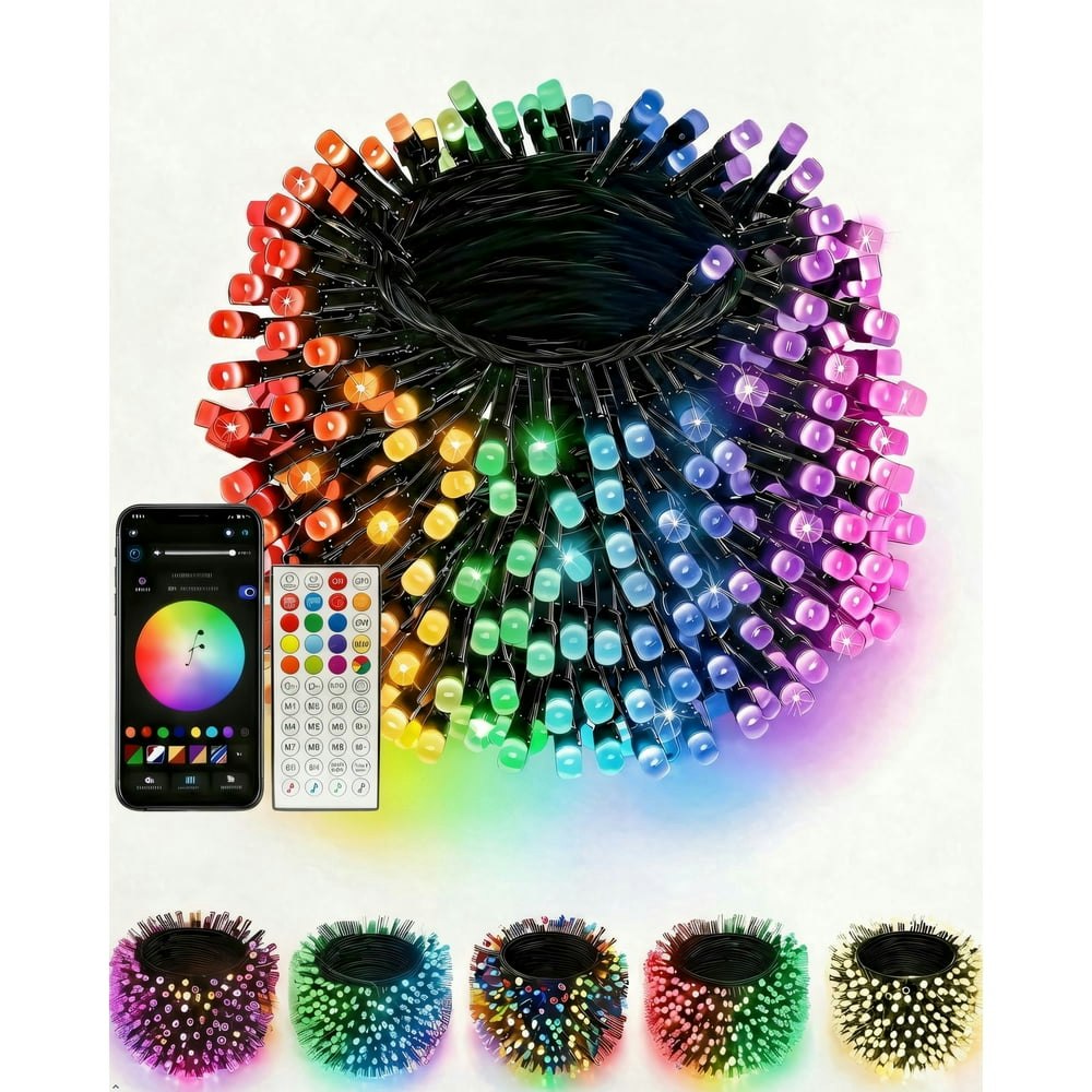 Beatineon 65.6-Foot Smart Color-Changing LED String Lights: $29.99 Beatineon 65.6-Foot Smart Color-Changing LED String Lights: $29.99