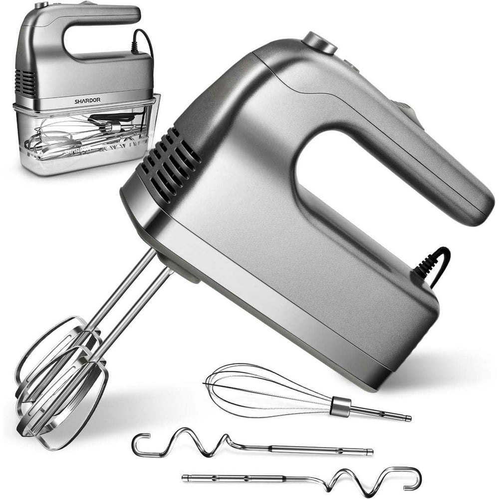 450W 5-Speed Hand Mixer with Storage Case: $37.99