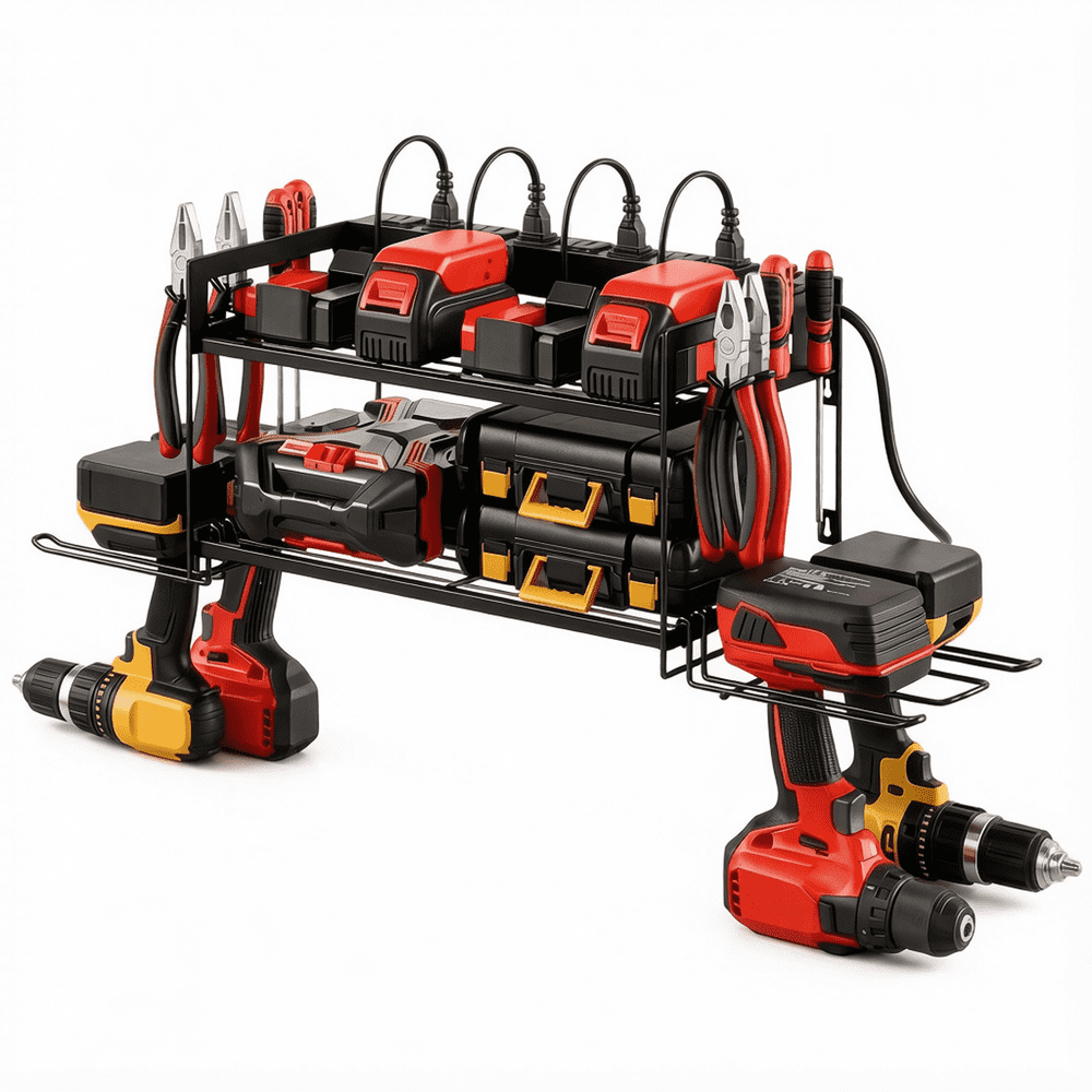 Vilong Wall-Mount Power Tool Organizer with Charging Station: $28.39 Vilong Wall-Mount Power Tool Organizer with Charging Station: $28.39