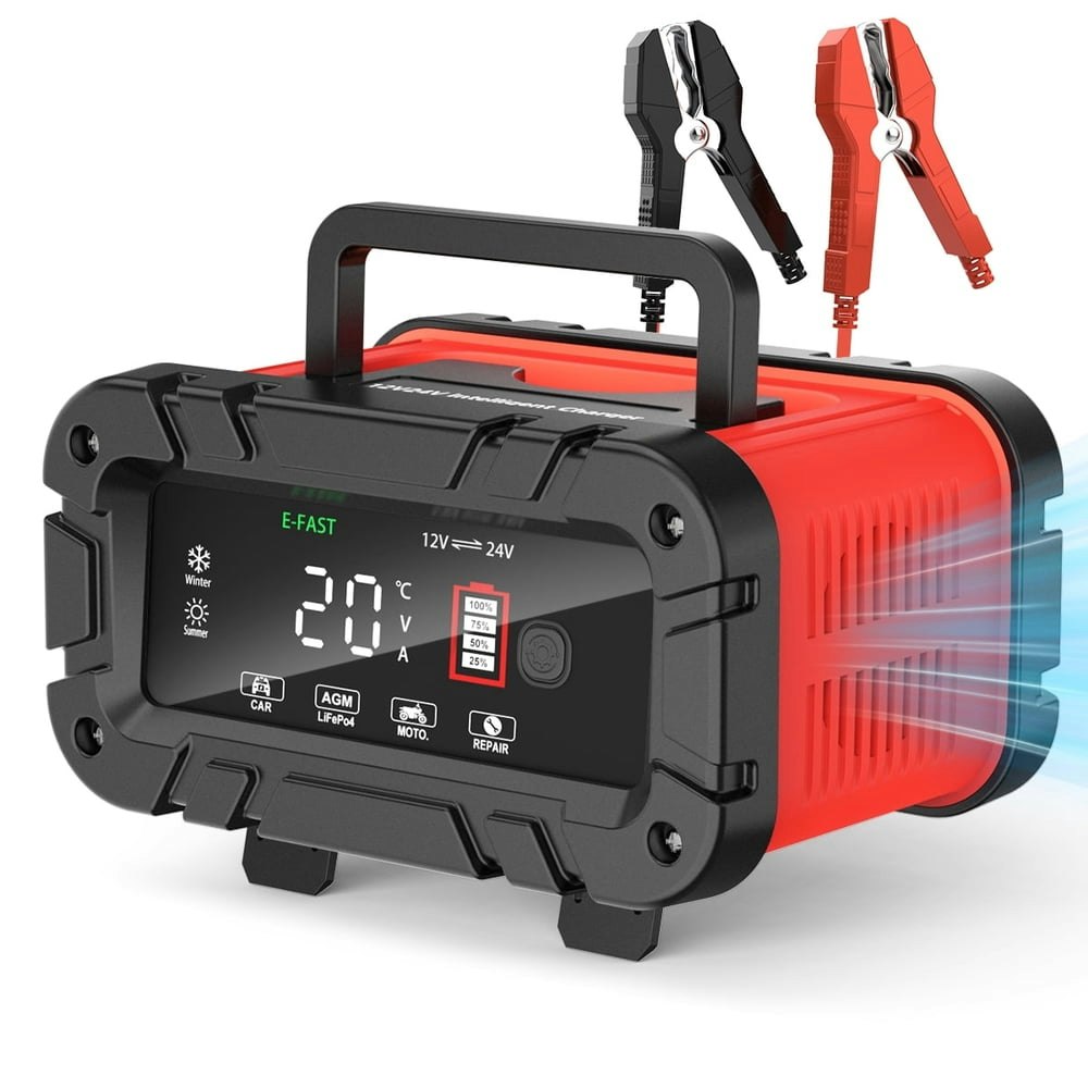 20A 12V/24V Fully Automatic Battery Charger and Maintainer: $44.99 20A 12V/24V Fully Automatic Battery Charger and Maintainer: $44.99