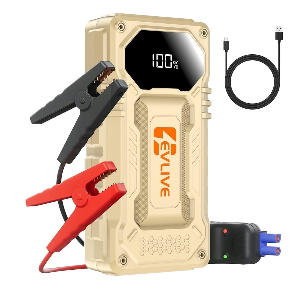 Evlive 2,000A Car Jump Starter and Power Bank: $29.99 Evlive 2,000A Car Jump Starter and Power Bank: $29.99