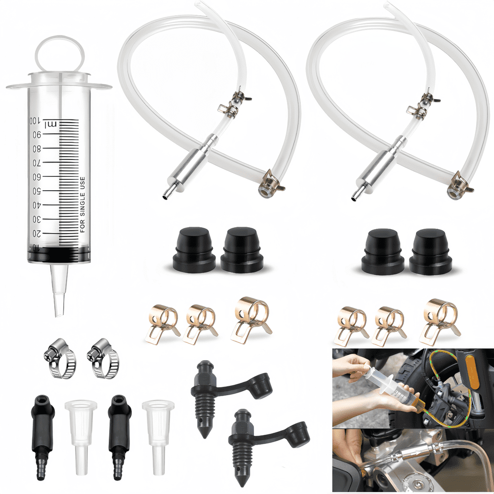 Brake Bleeder Kit with 2 Check Valve Hoses: $10.79 Brake Bleeder Kit with 2 Check Valve Hoses: $10.79