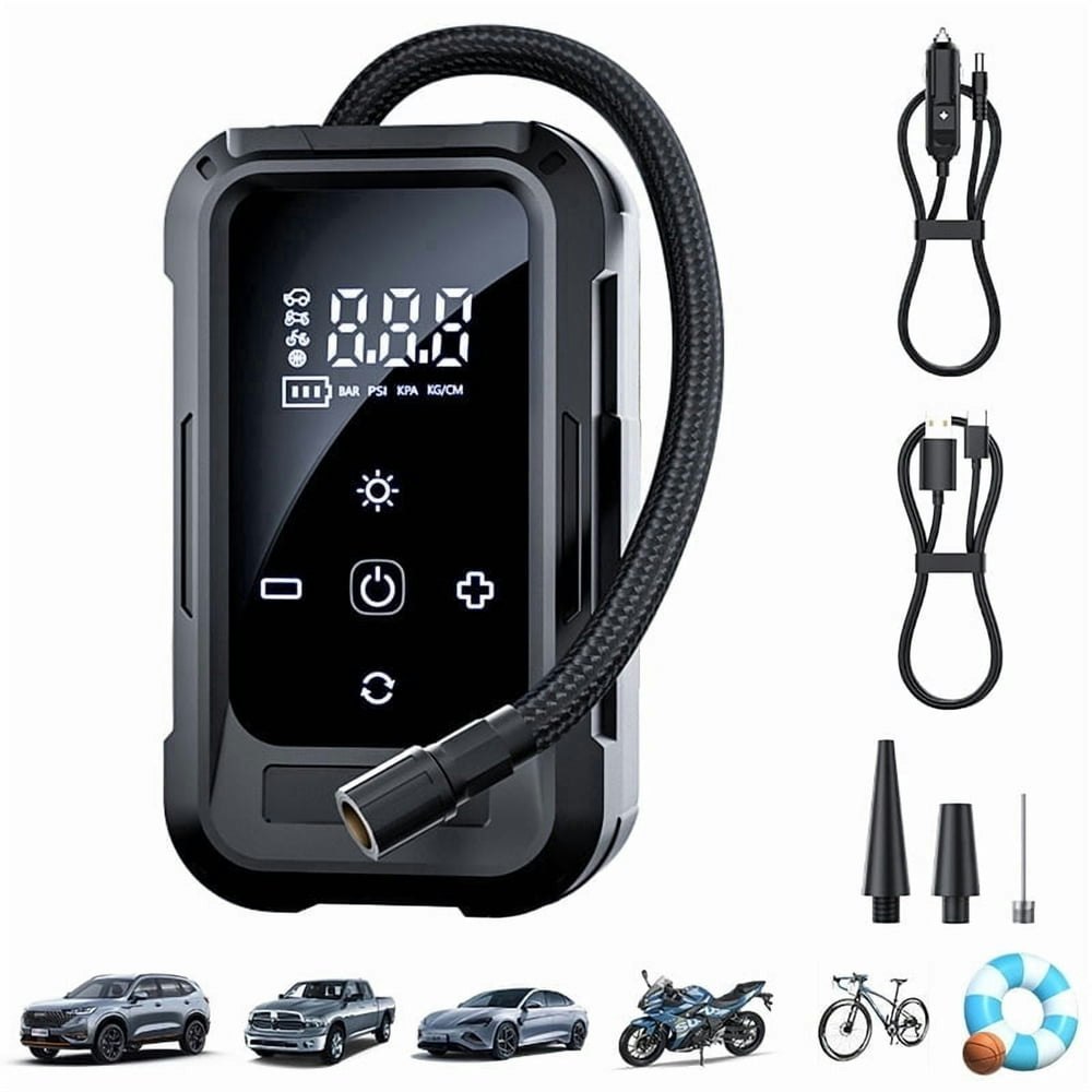 Mikhai 140-PSI Portable Cordless Tire Inflator: $18.99 Mikhai 140-PSI Portable Cordless Tire Inflator: $18.99