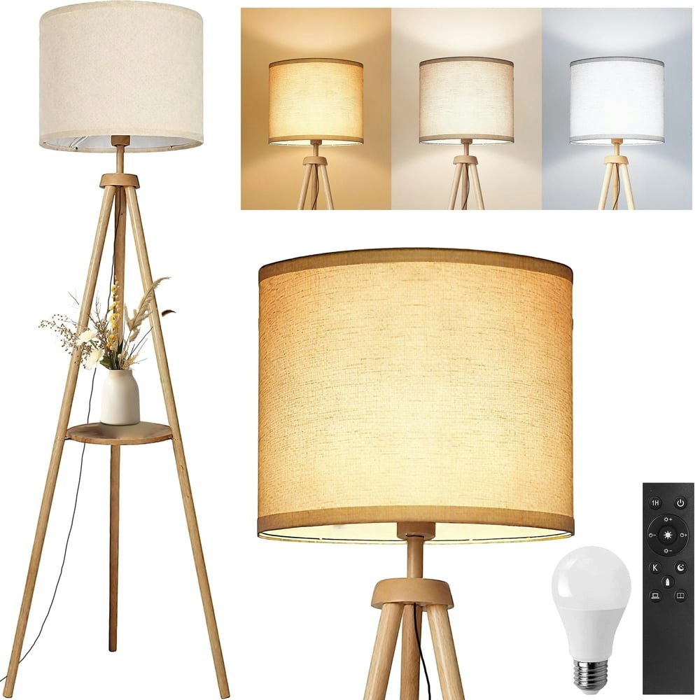 Daybetter 60-inch Tripod Floor Lamp with Shelves: $55.99 Daybetter 60-inch Tripod Floor Lamp with Shelves: $55.99