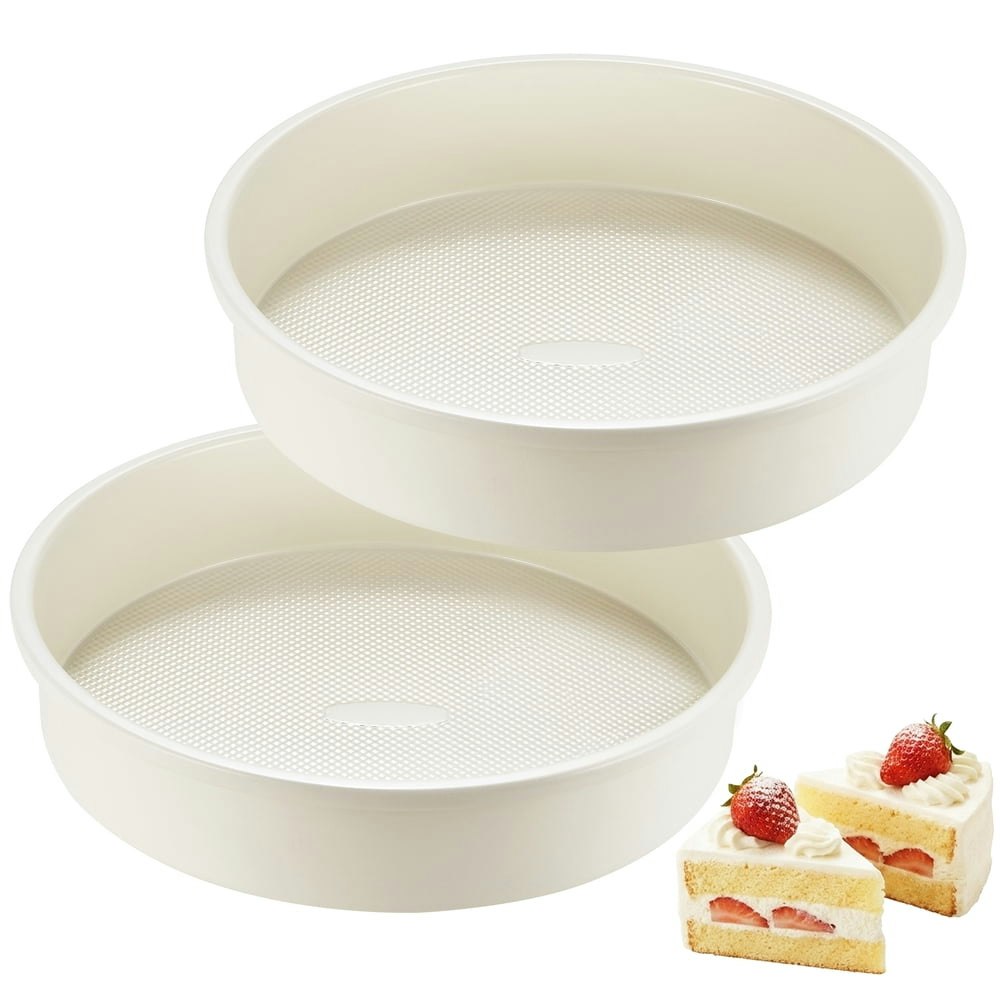 Hongbake 9-Inch Round Ceramic Cake Pan 2-Pack: $22.46 Hongbake 9-Inch Round Ceramic Cake Pan 2-Pack: $22.46