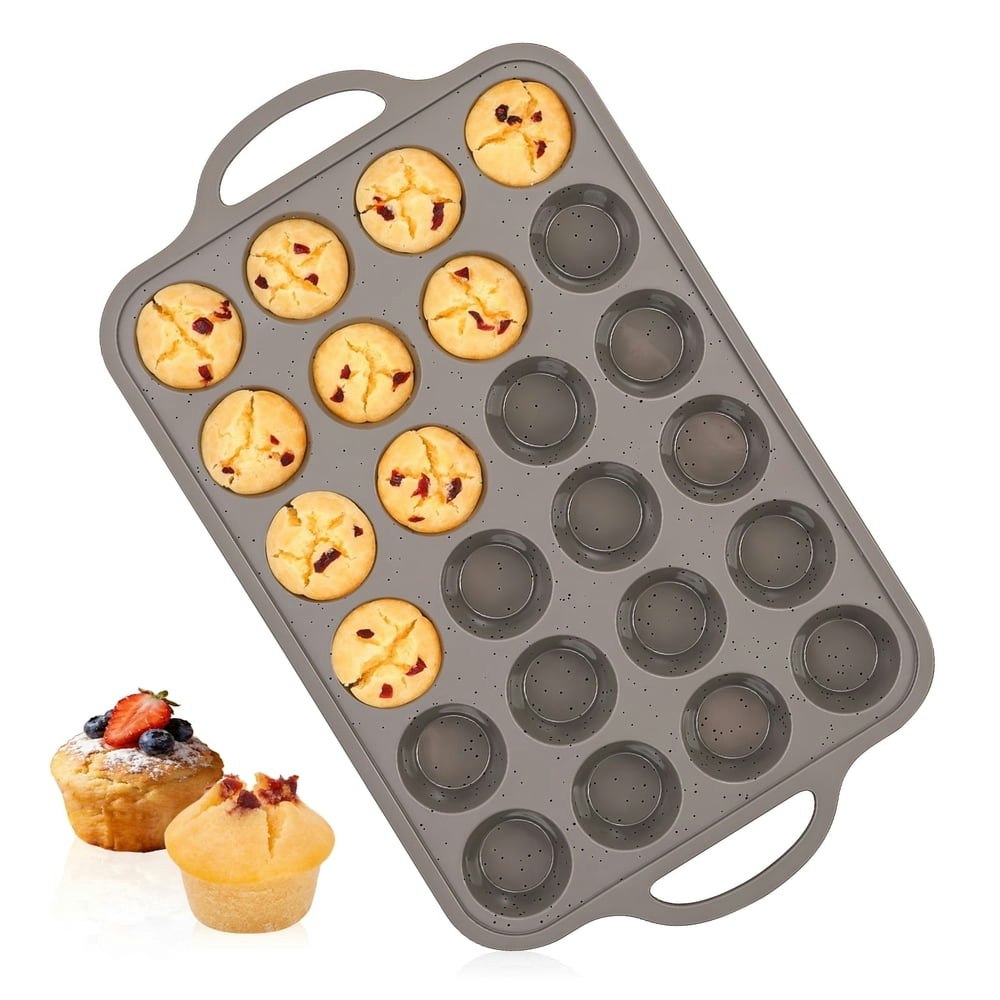 Caketime Silicone Mini Muffin Pan 24-Cup: $10.49 Caketime Silicone Mini Muffin Pan 24-Cup: $10.49