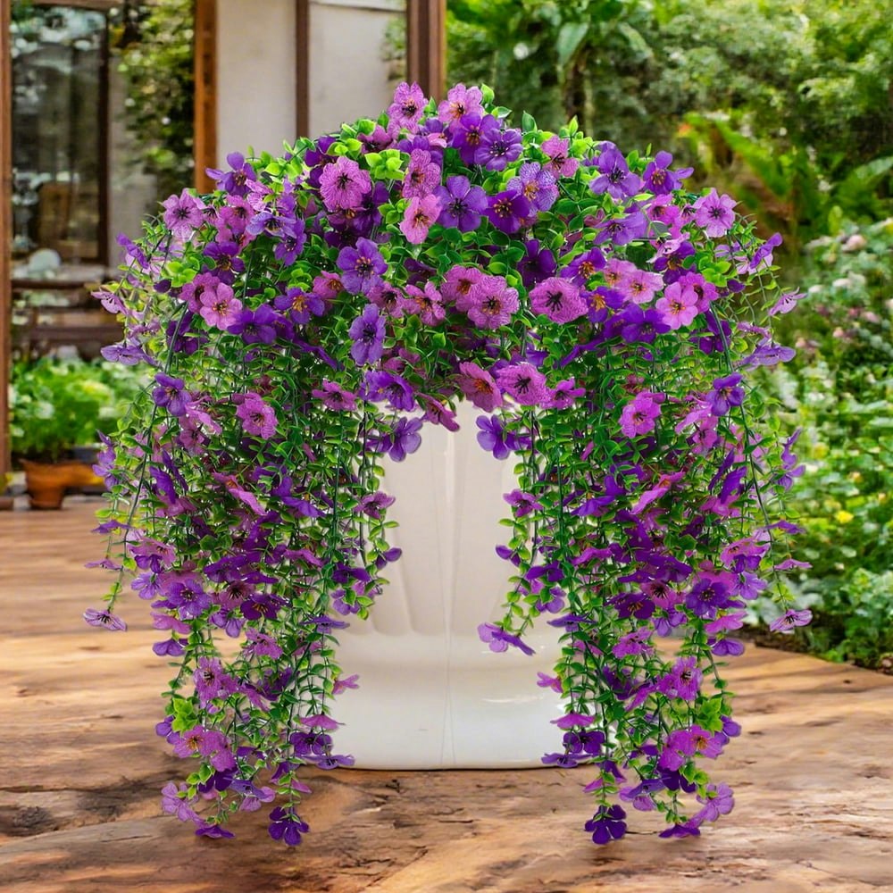 Armscye Artificial Hanging Flowers 4-Pack: $12.59 Armscye Artificial Hanging Flowers 4-Pack: $12.59