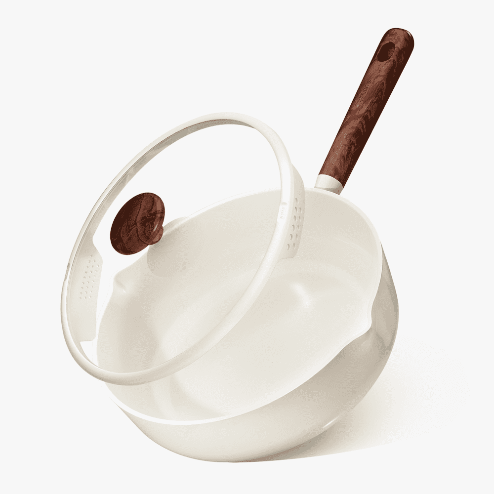 Carote 5-Quart Ceramic Nonstick Sauté Pan with Strainer Lid: $17.99