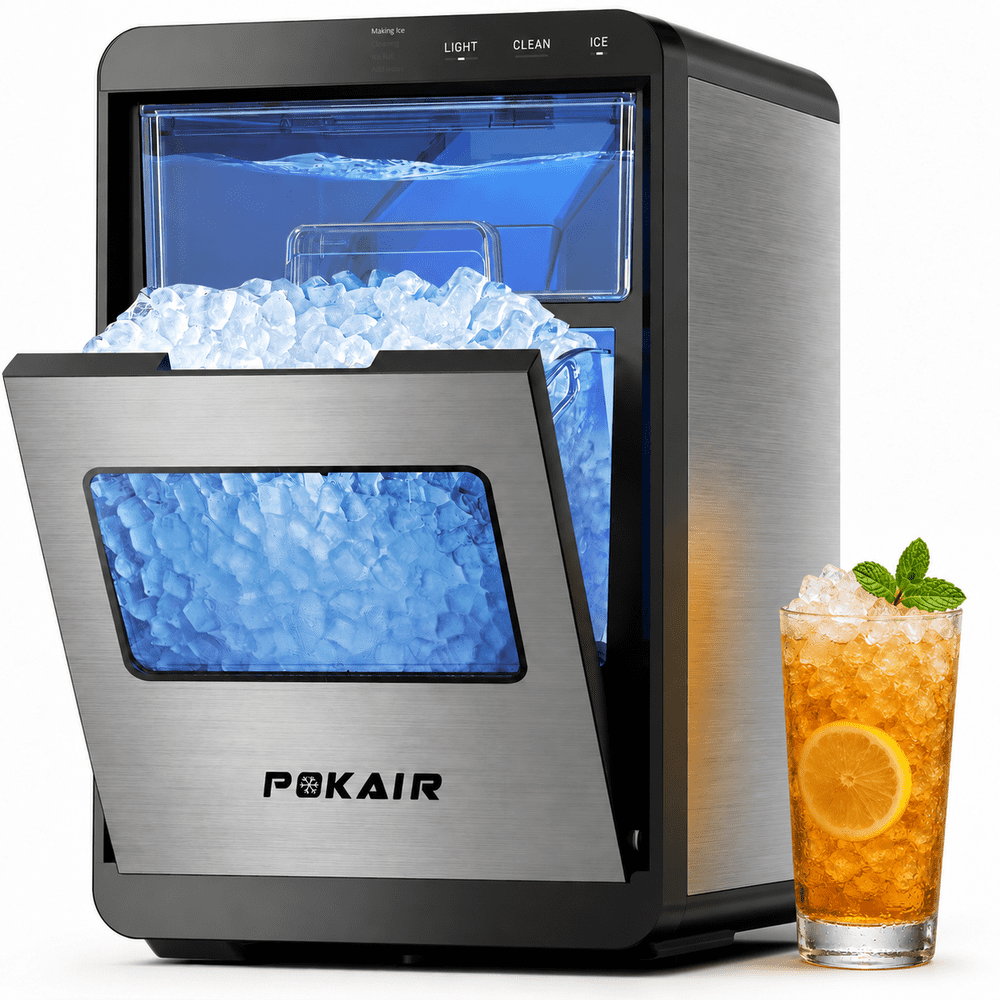 Pokair 44lb Countertop Nugget Ice Maker: $189.92 Pokair 44lb Countertop Nugget Ice Maker: $189.92