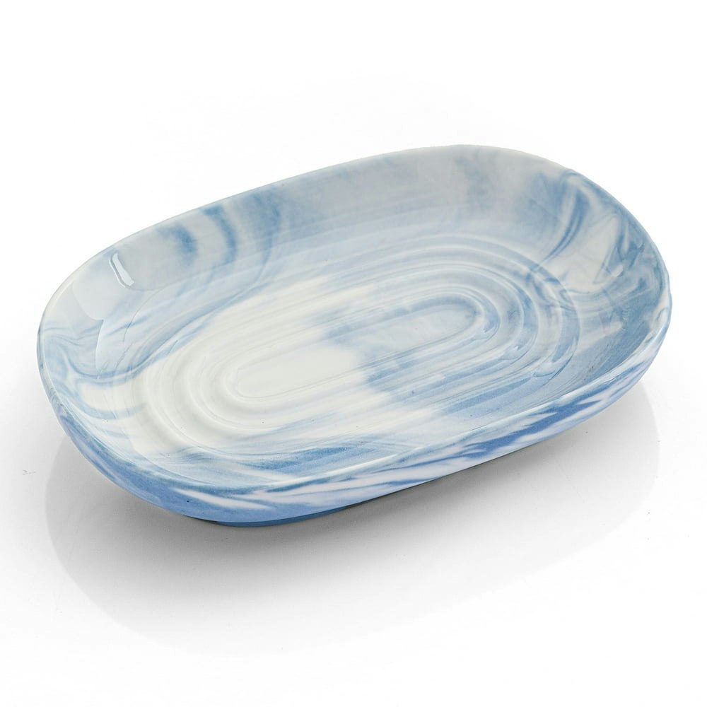 Aimaiaimai Blue Ceramic Marble Soap Dish: $11.01 Aimaiaimai Blue Ceramic Marble Soap Dish: $11.01