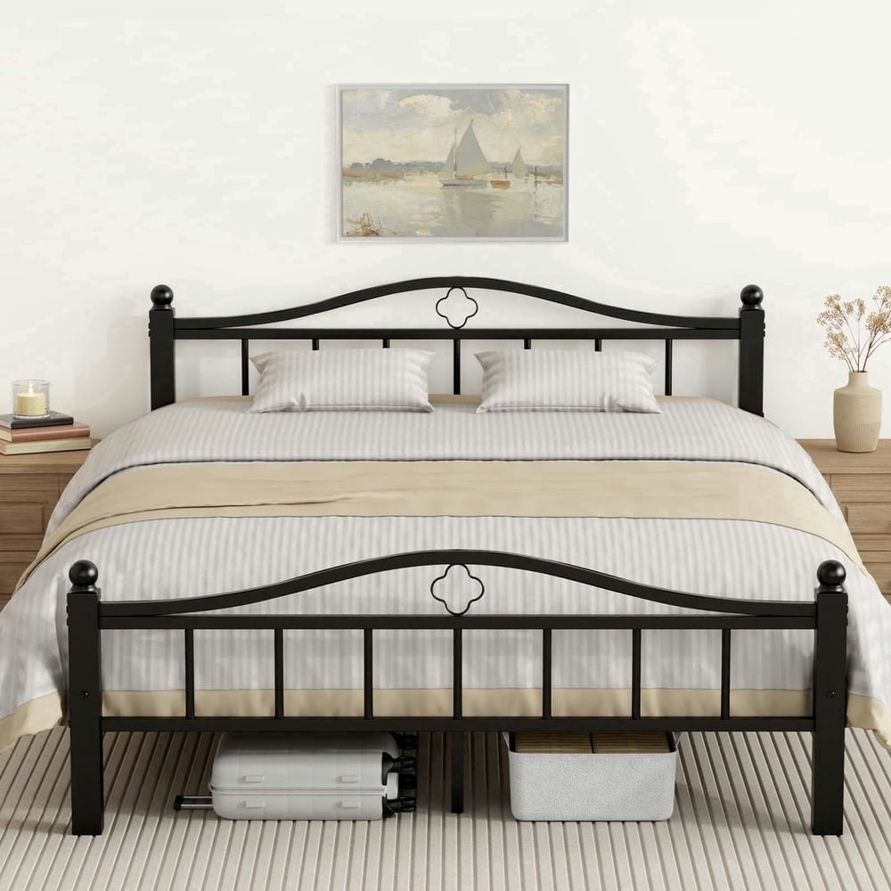 Queen Bed Frame with Headboard: $86.99 Queen Bed Frame with Headboard: $86.99