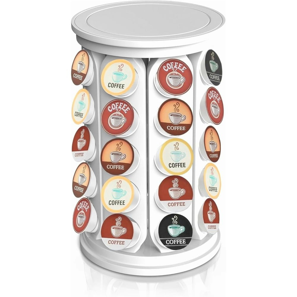 Coffee Pod Carousel 40-Capacity K-Cup Stand: $15.99