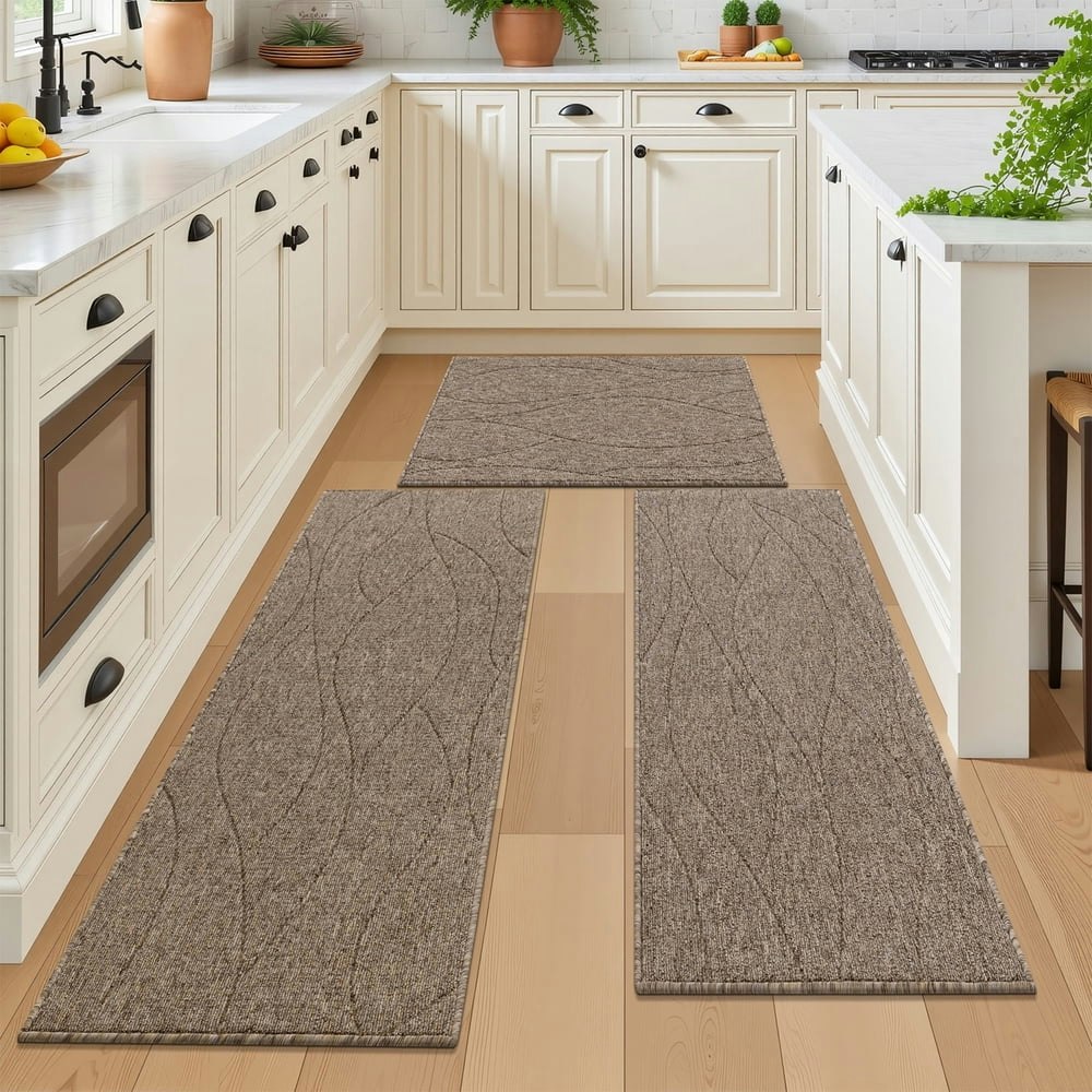 MeyJey Geometric Lines Kitchen Rug 3-Pack: $35.14 MeyJey Geometric Lines Kitchen Rug 3-Pack: $35.14