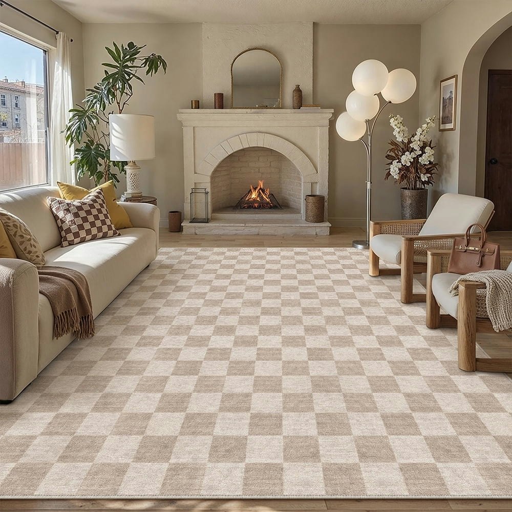 Berthmeer 8'x10' Geometric Area Rug: $104.49 Berthmeer 8'x10' Geometric Area Rug: $104.49