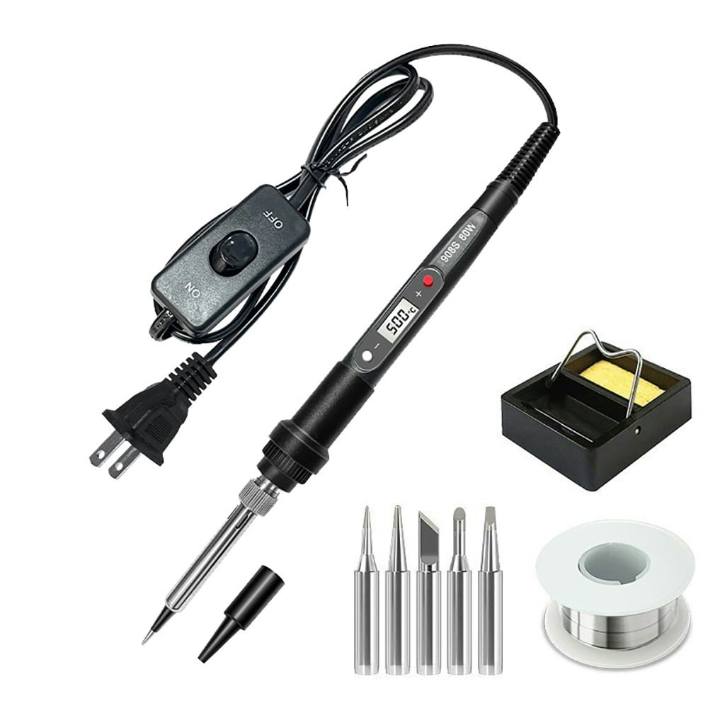 80W Adjustable Temperature Digital Soldering Iron Kit: $11.33 80W Adjustable Temperature Digital Soldering Iron Kit: $11.33