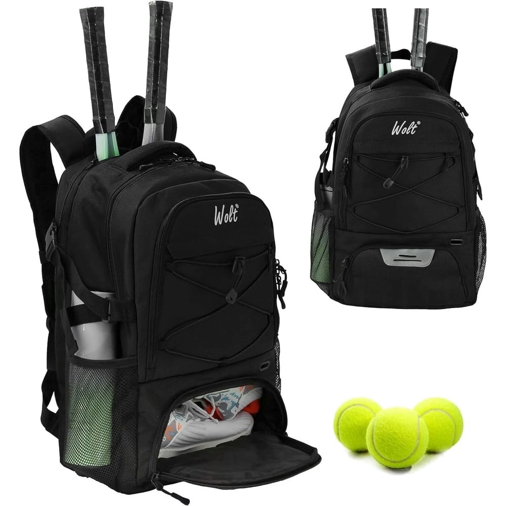 Wolt 34L Tennis Racquet Backpack: $33.99