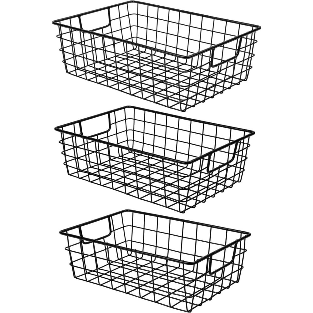 Wetheny Extra Large Wire Storage Basket 3-Pack: $26.89 Wetheny Extra Large Wire Storage Basket 3-Pack: $26.89