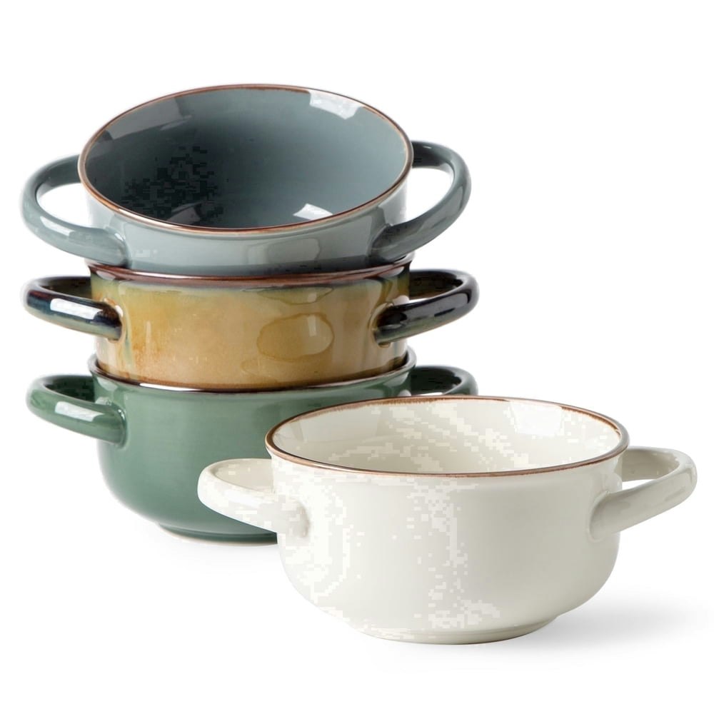 Alofmo 28-ounce Ceramic Soup Bowl 4-Pack: $29.99