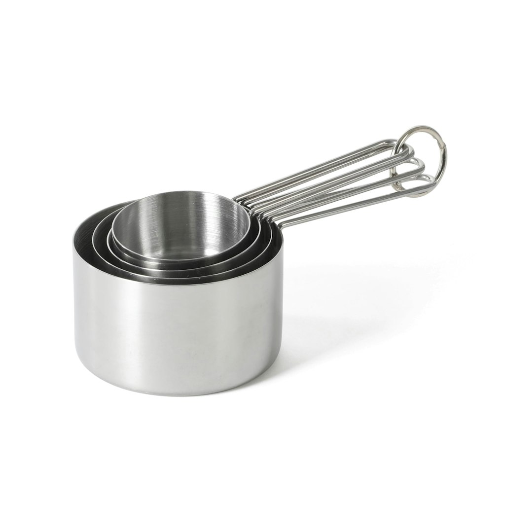 Martha Stewart 4-Piece Stainless Steel Measuring Cups Set: $8.99