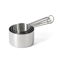 Martha Stewart 4-Piece Stainless Steel Measuring Cups Set for $9 + free shipping w/ Prime