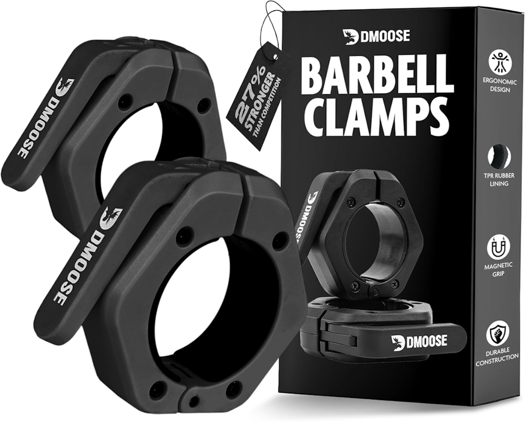 DMoose 2" Barbell Clips 2-Pack: $10
