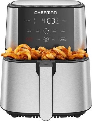 Chefman TurboFry 6-Quart Digital Air Fryer: $24
