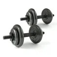 Athletic Works 40-lb. Adjustable Cast Iron Dumbbell Set for $34 + free shipping w/ $35