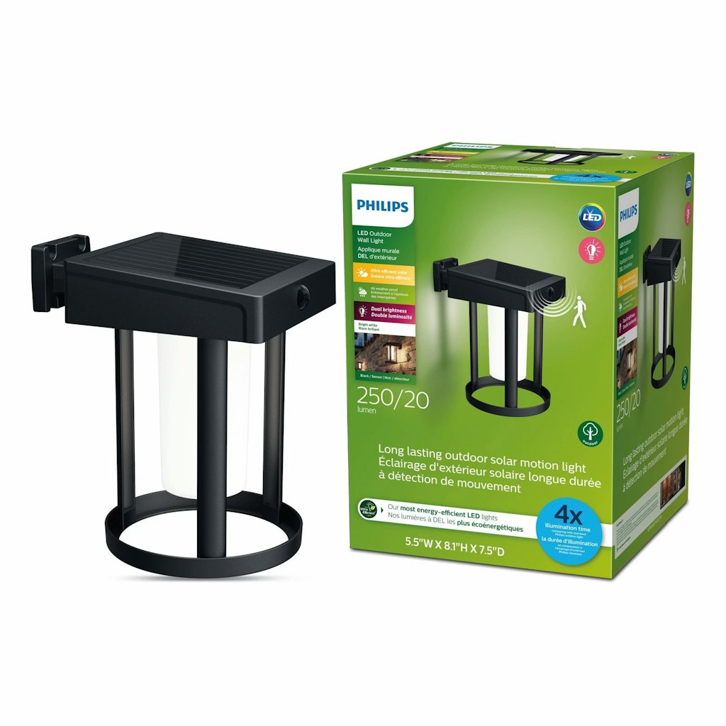 Philips LED Outdoor Wall Light: $17