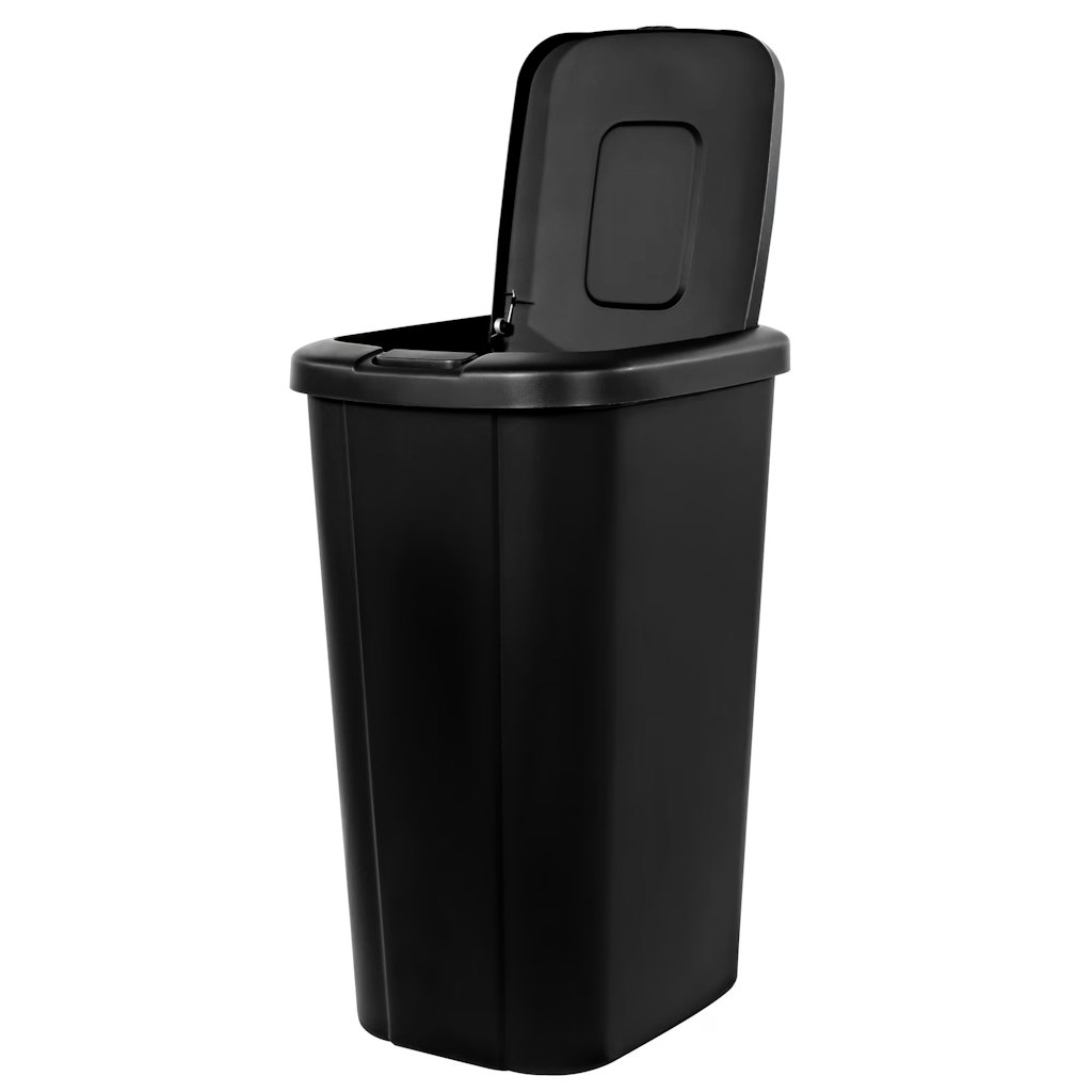 Hefty 13.3-Gallon Kitchen Touch Top Trash Can: $15