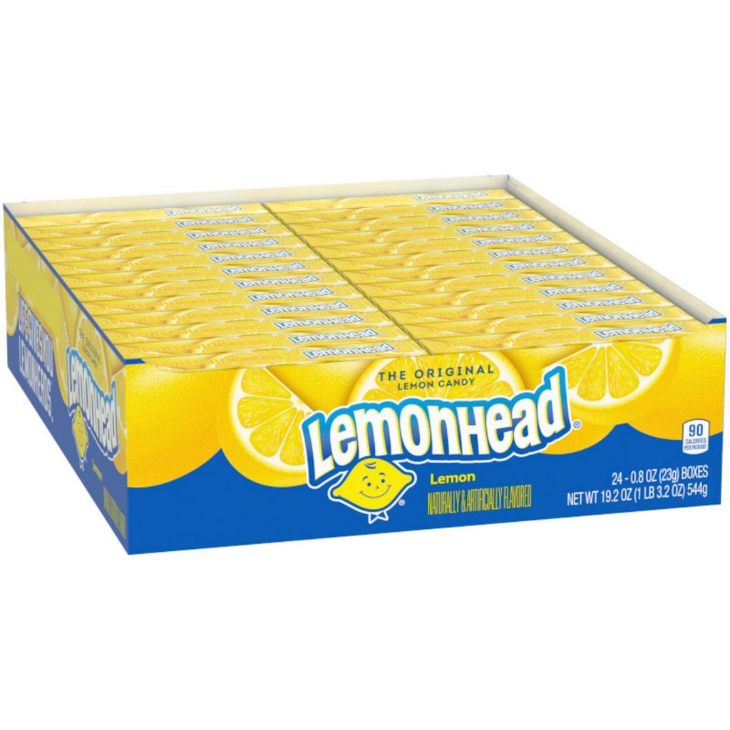 Lemonhead Hard Lemon Candy 0.8-oz. Box 24-Pack: $3.65 via Sub & Save