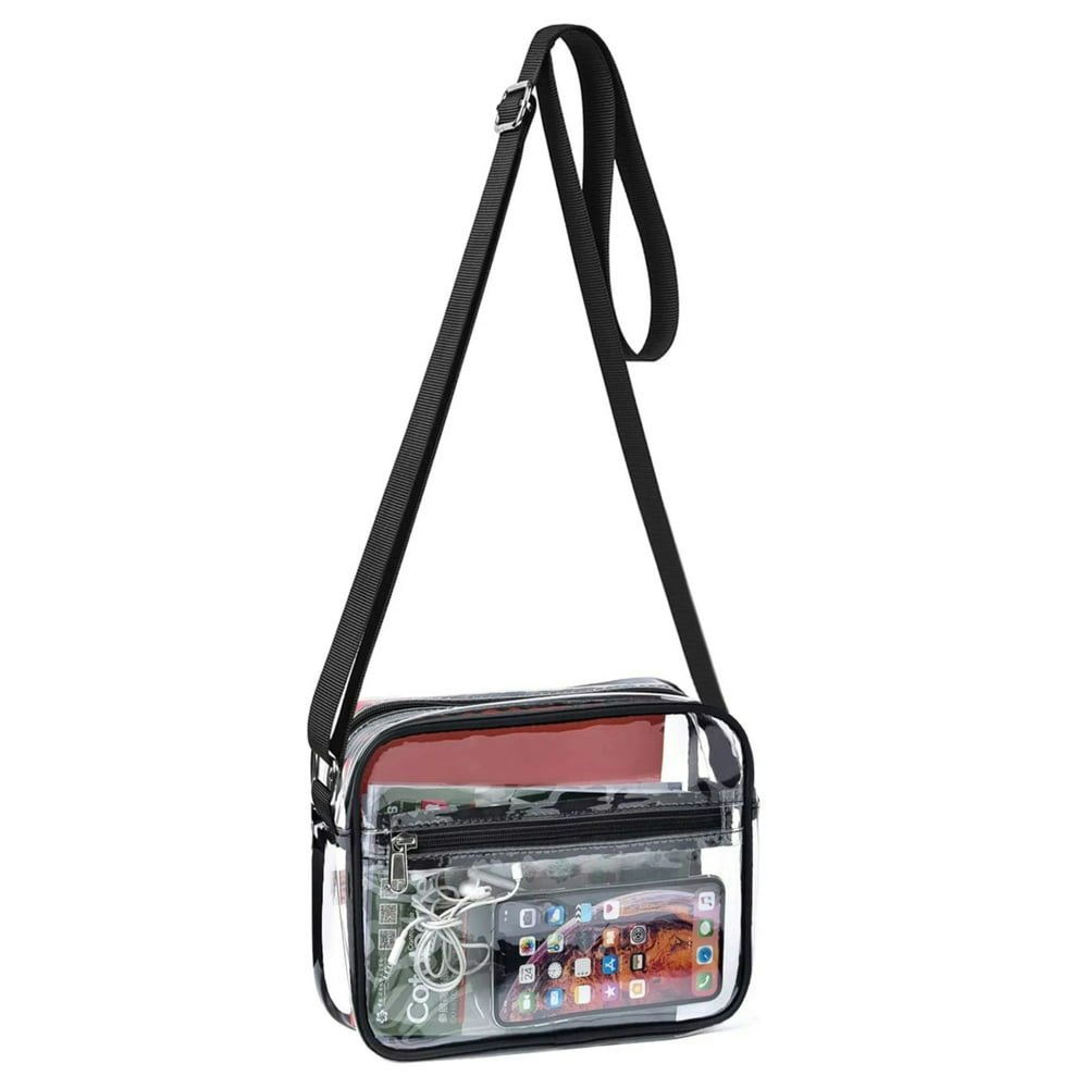 TSV Stadium Approved Clear Crossbody Bag: $10.99 TSV Stadium Approved Clear Crossbody Bag: $10.99