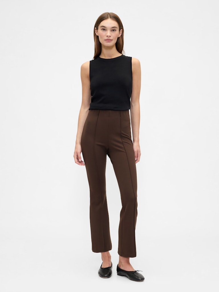 High Rise Ponte Flare Crop Pants: $23.99 High Rise Ponte Flare Crop Pants: $23.99
