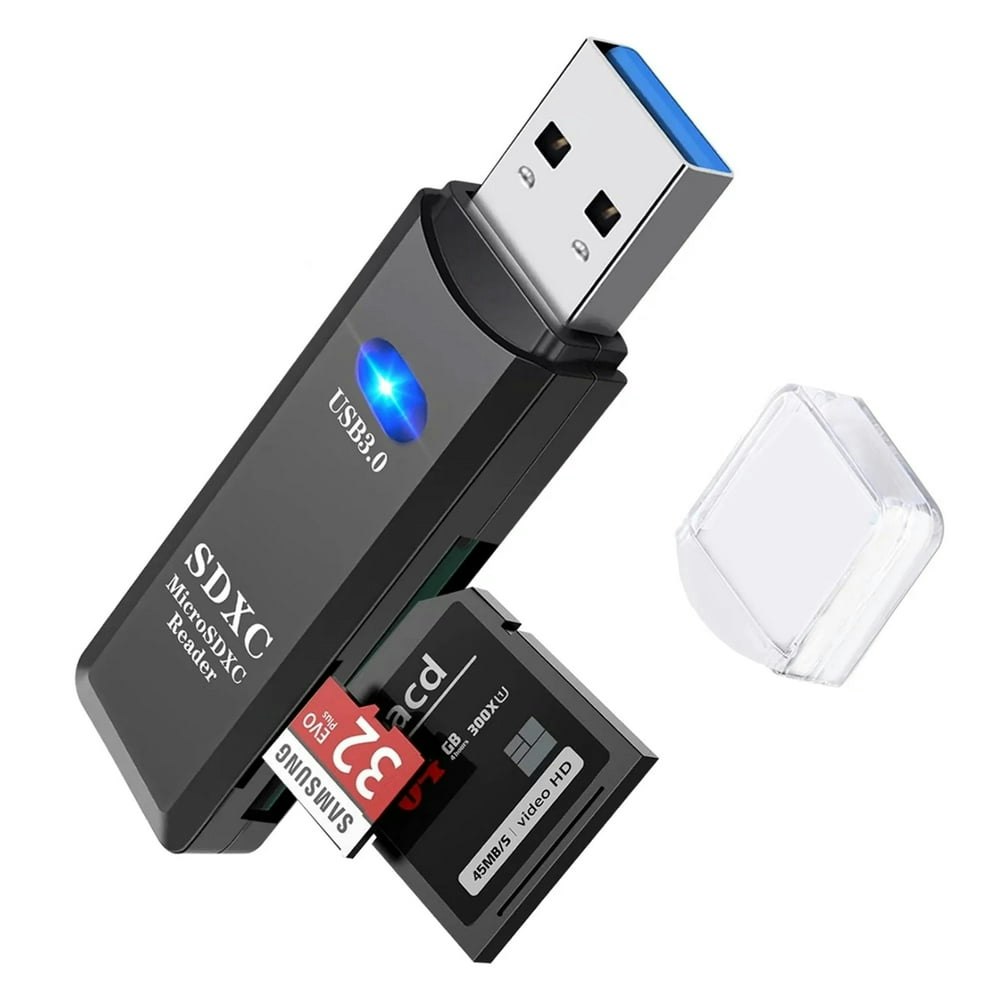TSV USB 3.0 Portable All-in-One Card Reader: $7.48