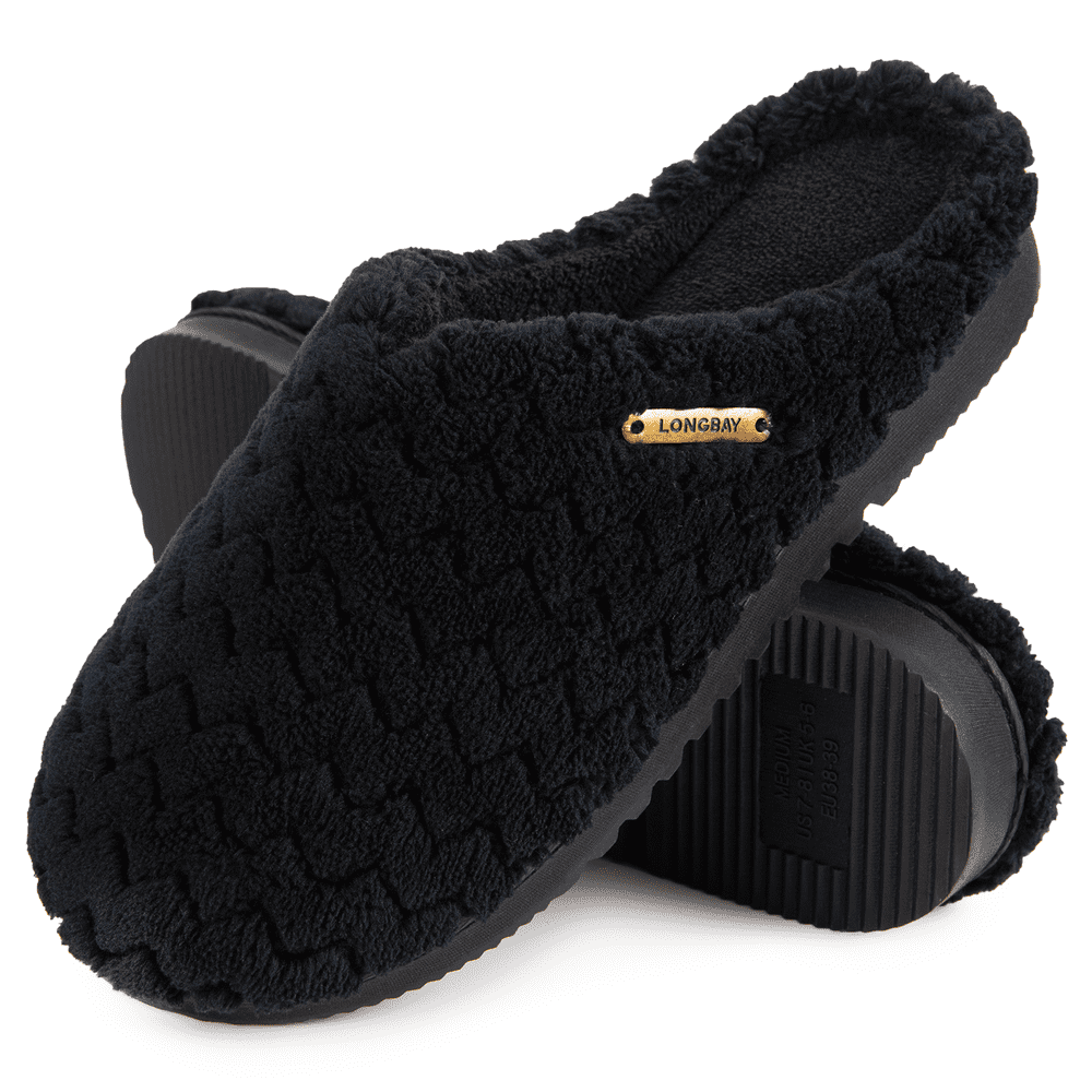 LongBay Women's Memory Foam Flannel Slippers: $14.99 LongBay Women's Memory Foam Flannel Slippers: $14.99
