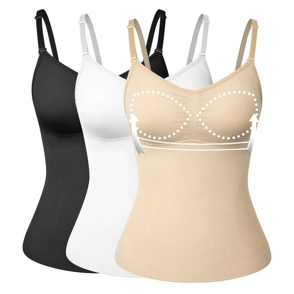 Shapewear Camisole with Built-in Bra 3-Pack: $33.19 Shapewear Camisole with Built-in Bra 3-Pack: $33.19