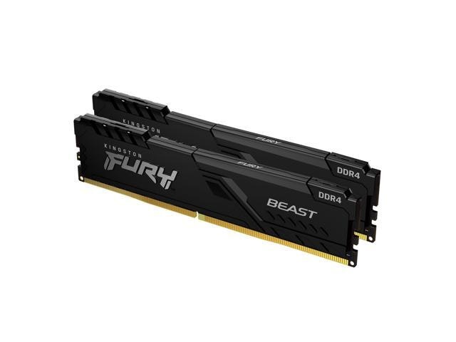 Kingston FURY Beast 64GB (2 x 32GB) DDR4 3600 Desktop Memory: $1,024.99