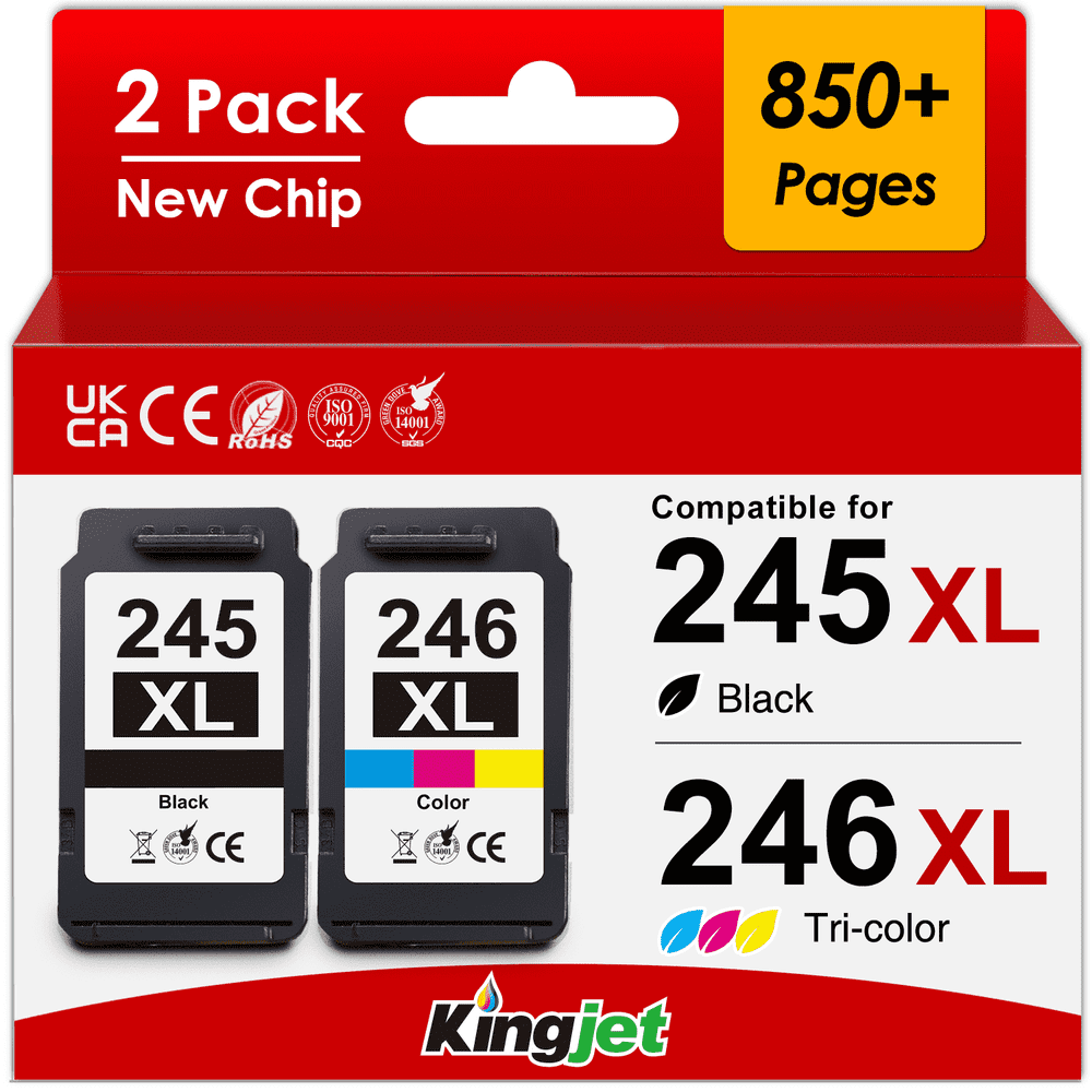 245XL and 246 Ink Cartridge 2-Pack for Canon PIXMA: $29.89 245XL and 246 Ink Cartridge 2-Pack for Canon PIXMA: $29.89