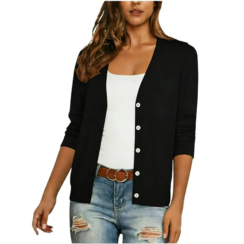 Diufon Women's Lightweight Button-Down Cardigan: $4.99 Diufon Women's Lightweight Button-Down Cardigan: $4.99