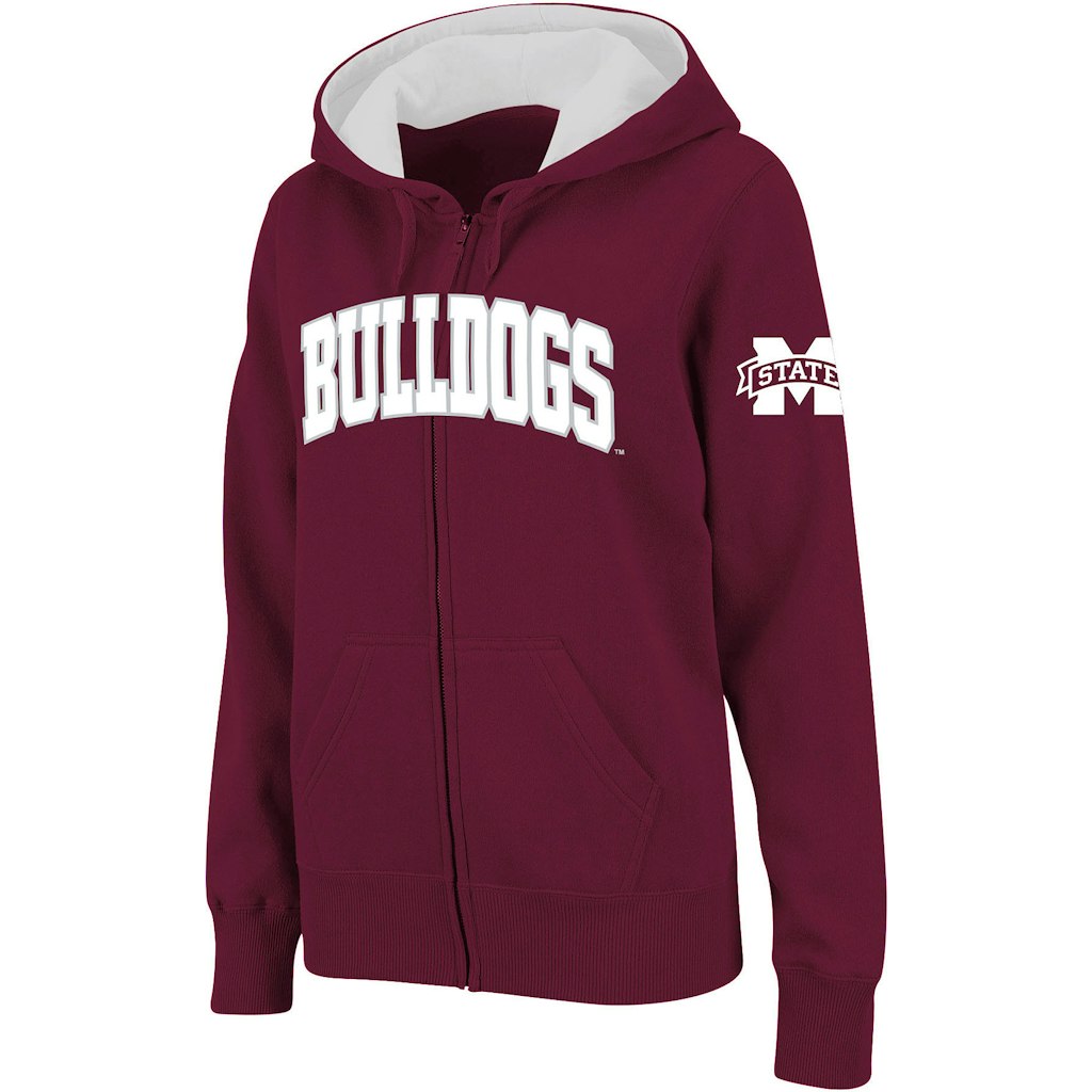 Mississippi State Bulldogs Women's Arched Full-Zip Hoodie: $32.99 Mississippi State Bulldogs Women's Arched Full-Zip Hoodie: $32.99