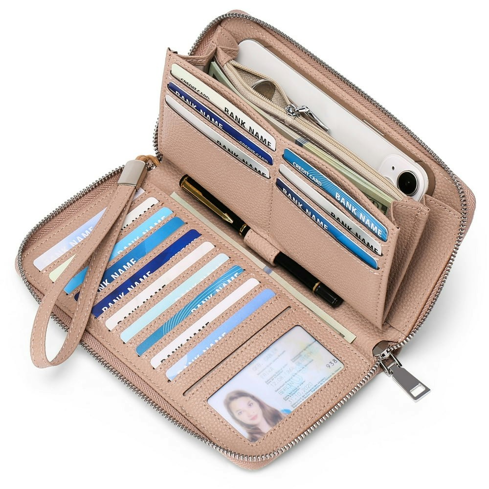 Gaekeao RFID Blocking Leather Zip-Around Wallet: $15.95 Gaekeao RFID Blocking Leather Zip-Around Wallet: $15.95