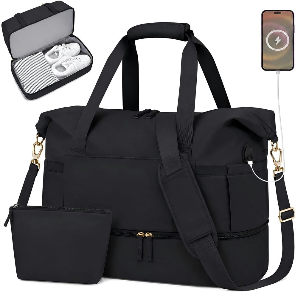 Dakimoe Travel Duffle Bag Set 2-Pack: $23.98