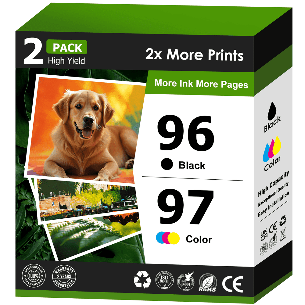 Compatible HP 96 & 97 Ink Cartridge 2-Pack: $20.78 Compatible HP 96 & 97 Ink Cartridge 2-Pack: $20.78