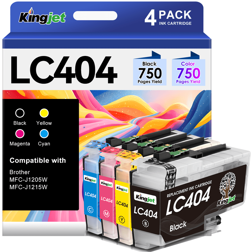 Brother LC404 Ink Cartridges 4-Pack: $16.89 Brother LC404 Ink Cartridges 4-Pack: $16.89