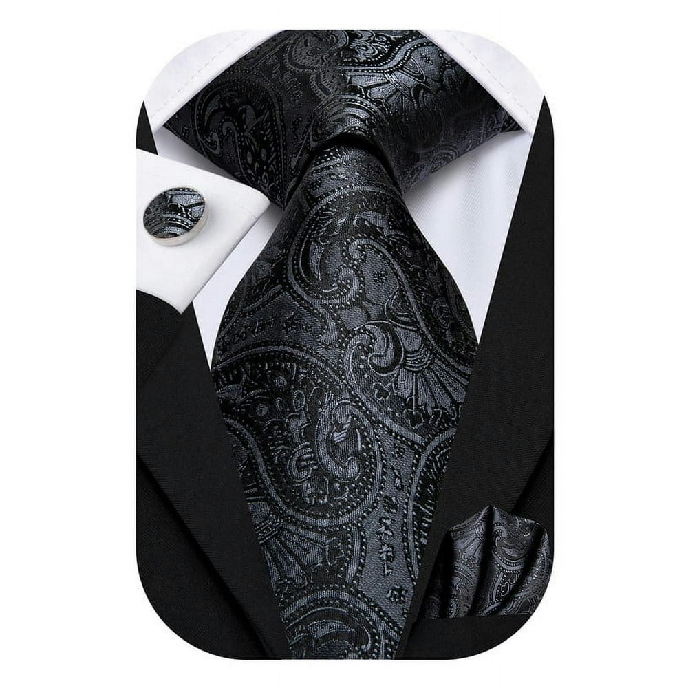 Hi-Tie Men's Paisley Silk Necktie and Pocket Square Set: $13.29 Hi-Tie Men's Paisley Silk Necktie and Pocket Square Set: $13.29