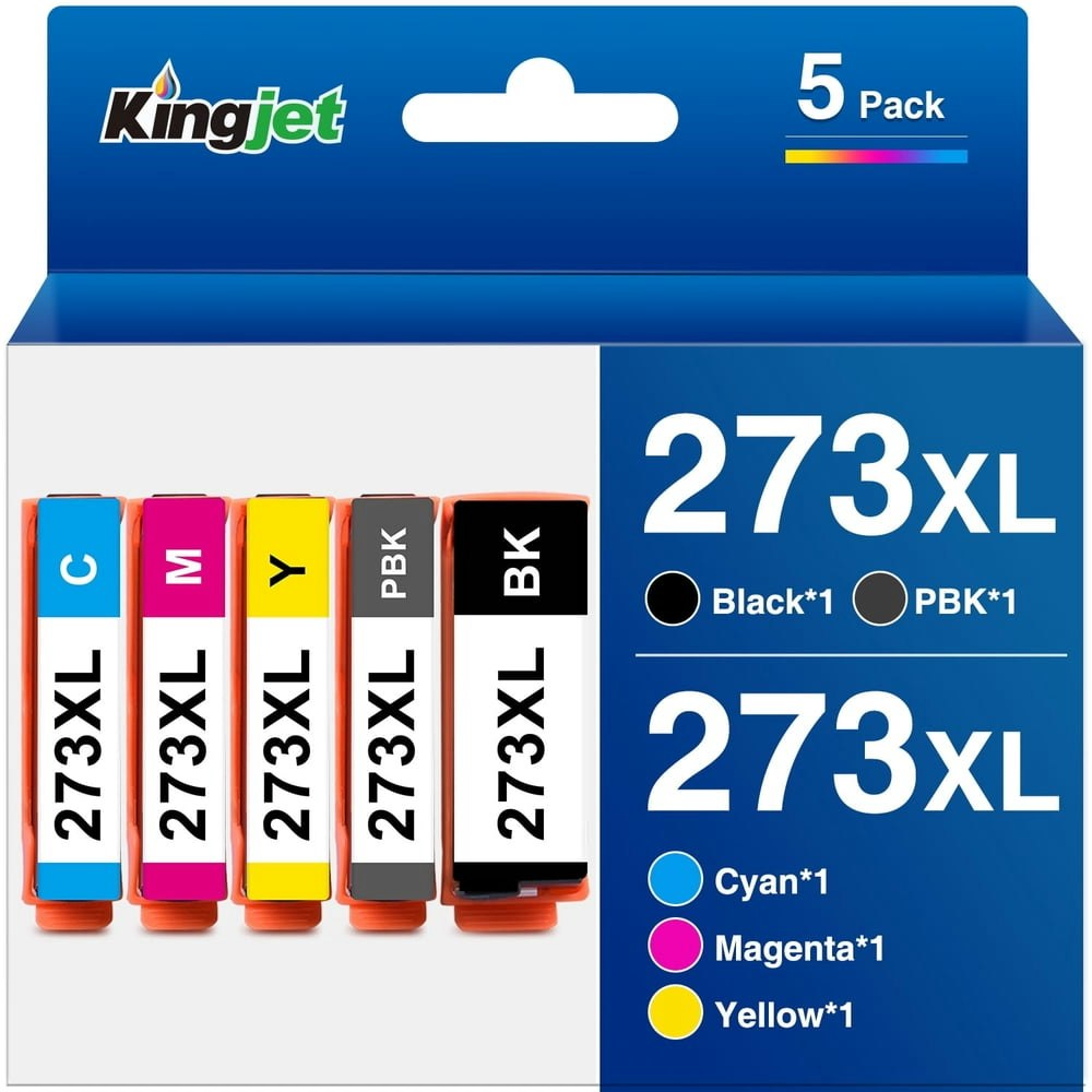 Kingjet 273XL Ink Cartridges 5-Pack: $19.79 Kingjet 273XL Ink Cartridges 5-Pack: $19.79