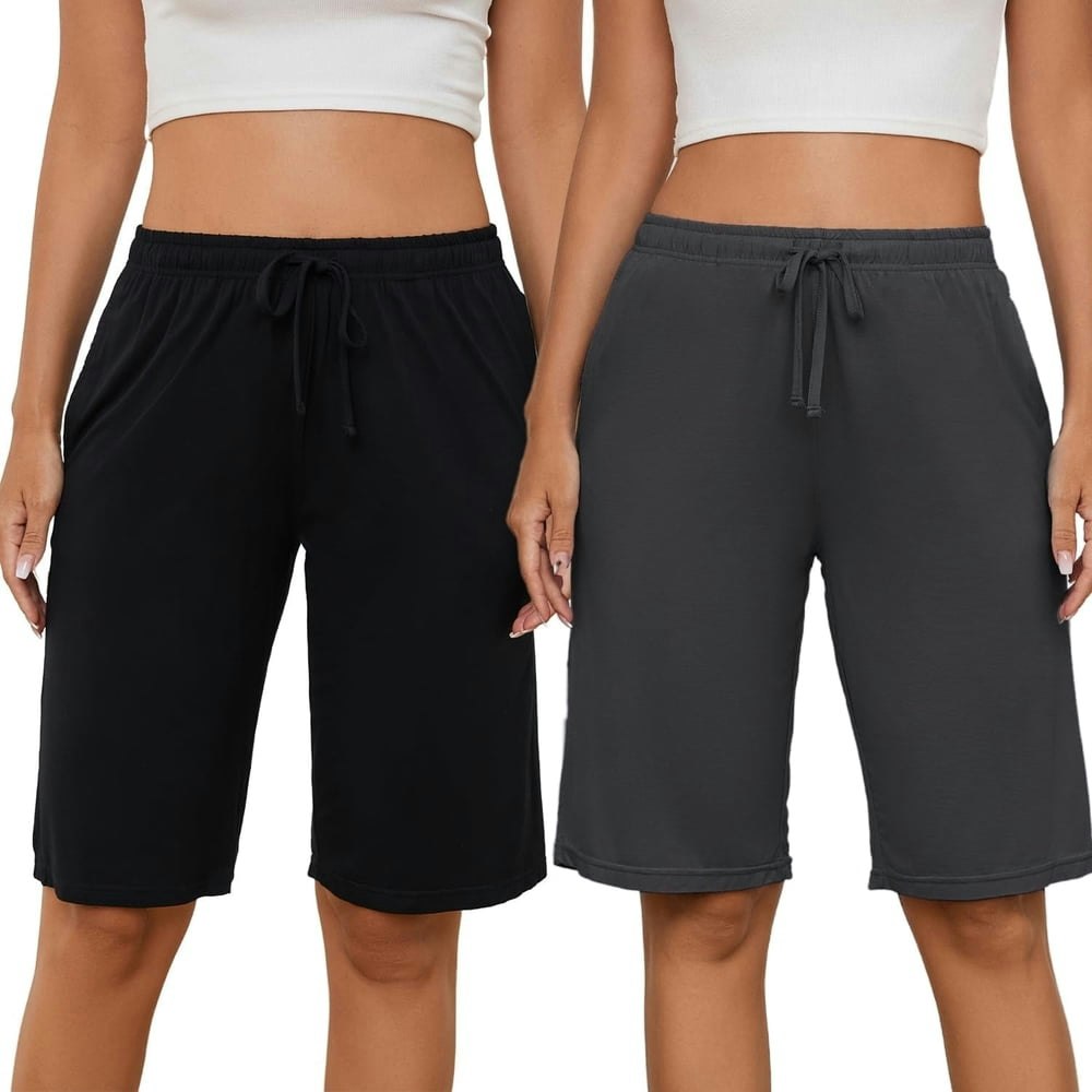 Heartnice Women's Soft Pajama Lounge Shorts 2-Pack: $19.98 Heartnice Women's Soft Pajama Lounge Shorts 2-Pack: $19.98