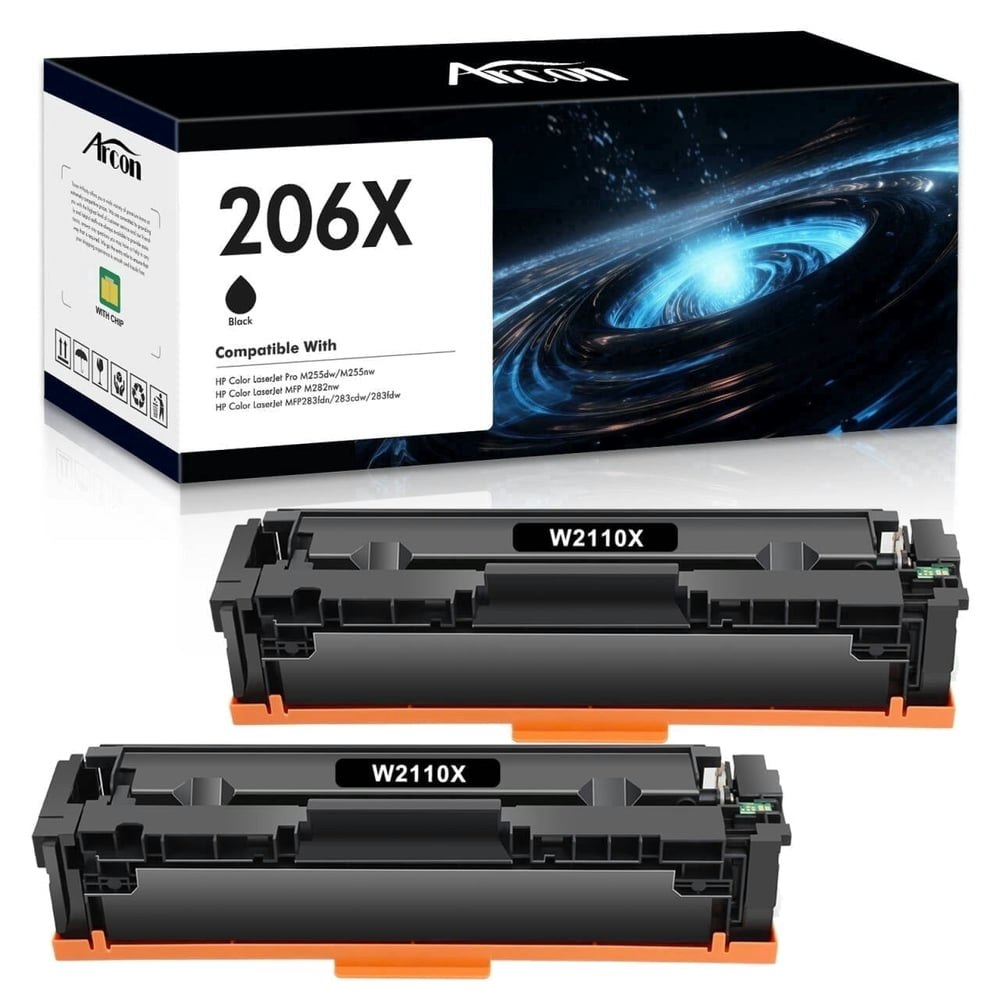206X Black Toner Cartridge 2-Pack: $35.78 206X Black Toner Cartridge 2-Pack: $35.78