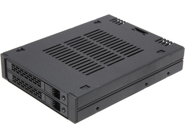 Icy Dock ExpressCage MB742SP-B 2-Bay 2.5-Inch SAS/SATA HDD/SSD Mobile Rack: $69.99 Icy Dock ExpressCage MB742SP-B 2-Bay 2.5-Inch SAS/SATA HDD/SSD Mobile Rack: $69.99